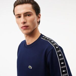 Logo Strip Crew Neck Sweatshirt M